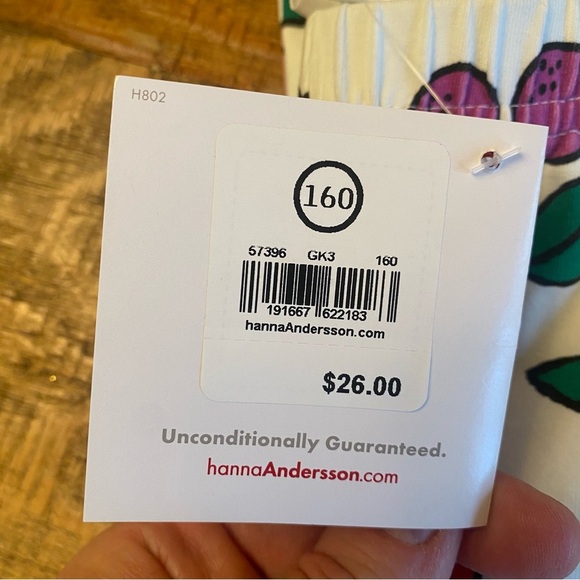 NWT Hanna Andersson fruit print legging size 14-16 - Picture 8 of 9